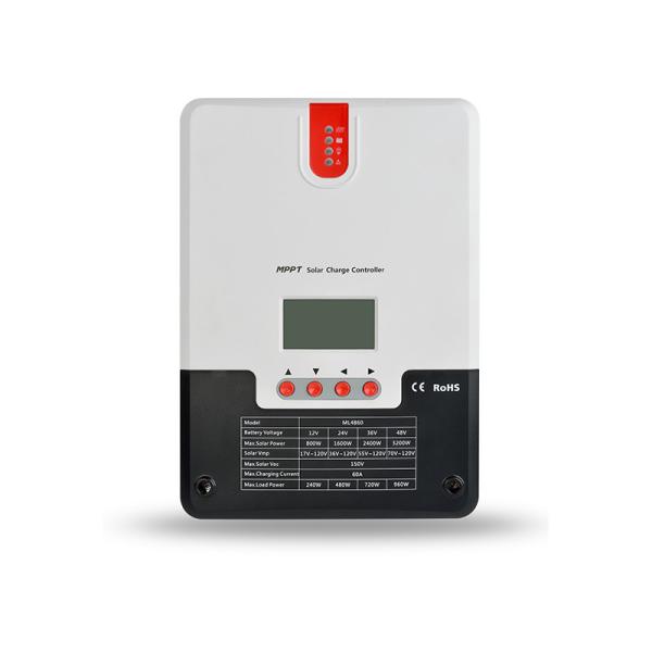 Cheap Intelligent 60 Amp Mppt Charge Controller 150V RS232 For Pc Monitoring for sale