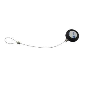 China Mini Round Plastic Anti Theft Retractable Display Pull Box Recoiler on sale
