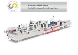 China Automatic high speed bottom edging box folder gluer, KFC box folder gluer on sale