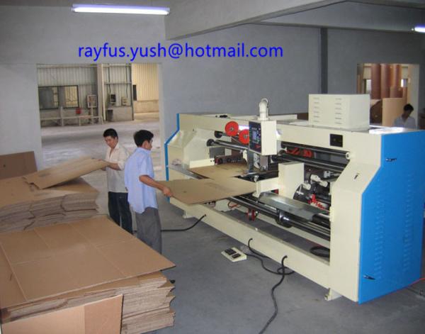 Cheap Two Piece Carton Box Stitching Machine Servo Control High Speed Double Staple for sale