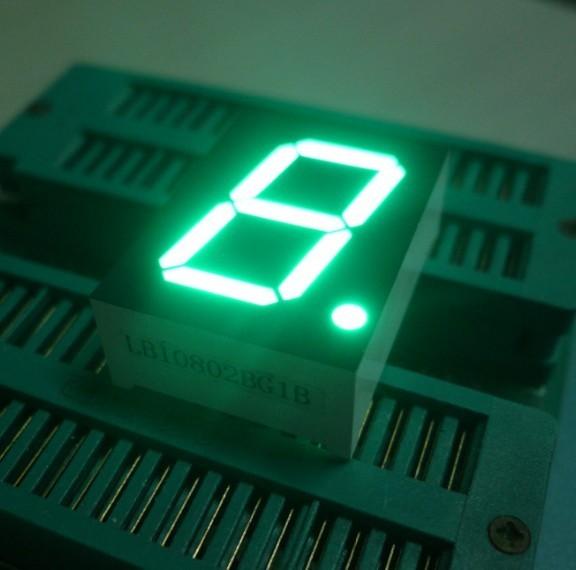 Cheap High Brightness Single Digit 7 Segment LED Display  0.8 Inch Big Viewing Angle for sale