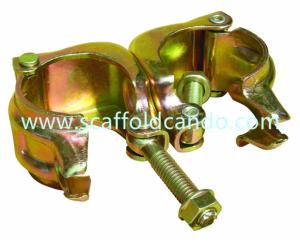 China 0.55kg 0.60kg 0.65kg Korea 90° galvanized scaffolding swivel clamp coupler  Q235 pressed coupler for OD48mm pipes on sale