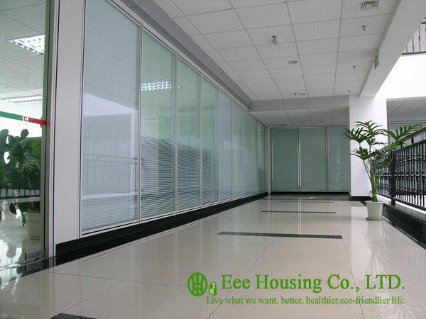 Cheap Movable Glass Partition For Office, 12mm tempered Clear glass for sale