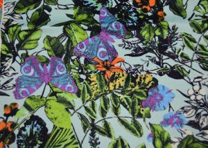 Durable Twill Polyester Fabric Heat Transfer Printed For Sport Shoes