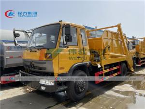 LHD 10cbm Swing Arm Roll Off Container Garbage Truck