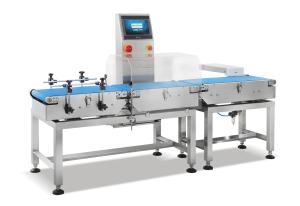 China Industrial Check Weigher Machine Stainless Steel Conveyor Scale Weighing Machine on sale