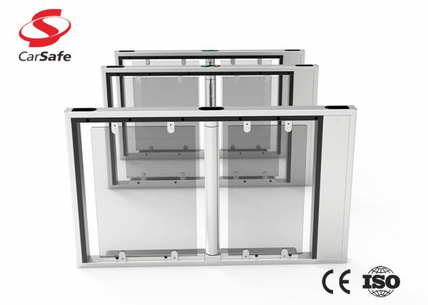 Cheap Intelligent Mechanism Pedestrian Swing Gate TCP / IP RS485 Communication for sale