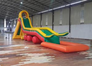 China Giant Commercial 17mL Pool Water Slide 17 * 3 * 5m Hoilday Use Beach Slide on sale