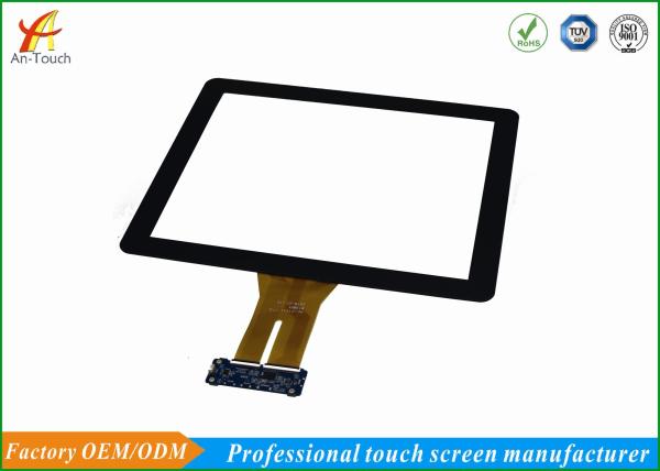 Cheap 17 Inch USB I2C Kiosk Touch Panel , Projected Capacitive Touch Screen Panel With Driver Free for sale