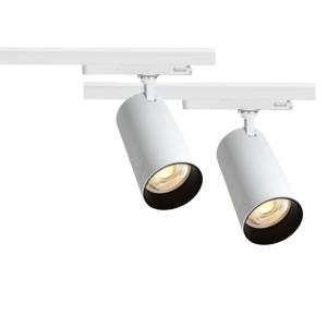 Aluminum Recessed COB LED Track Light Multi Scene Tilt 90 Degree