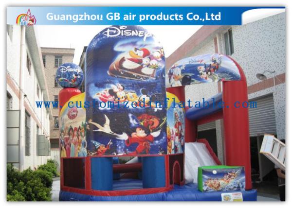 Cheap 16.4' Inflatable Bouncy Castle Kids Bounce House Jumping Castle With Slide Combo for sale