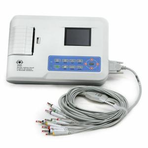 Best 3 channel Portable ecg monitor electrocardiography machine ekg ecg machines home ecg devices software Printer wholesale