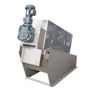 Best Wastewater Treament Plant Multi Disk Screw Press Sludge Dewatering Machine wholesale