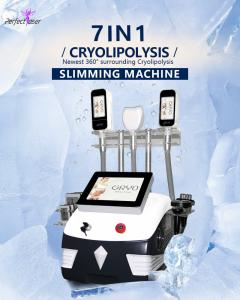 China 5 In 1 Cavitation Cryolipolysis Body Slimming Machine Vacuum Cool Weight Reducer on sale