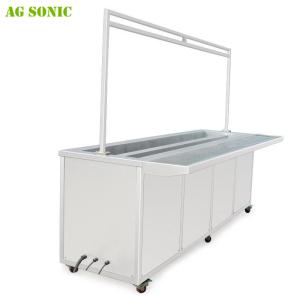 2400mm Window Ultrasonic Venetian Blind Cleaning Machine With Rinsing Tank