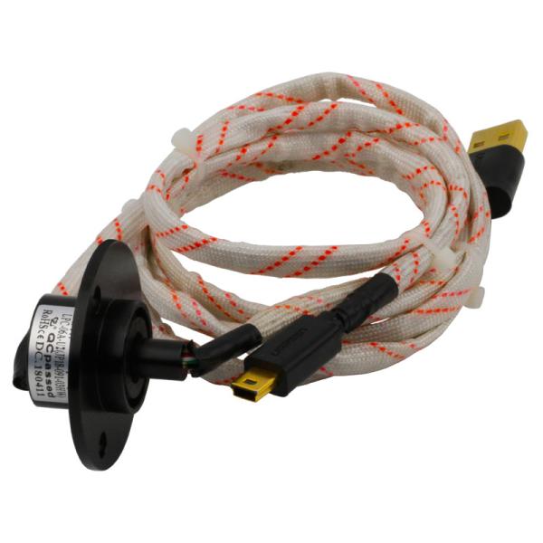 Cheap USB2.0 Slip Ring of Rotating Electrical Connector with 600 RPM High Rotating Speed for sale