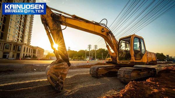 Cheap Excavator replace the air filter Notes for sale