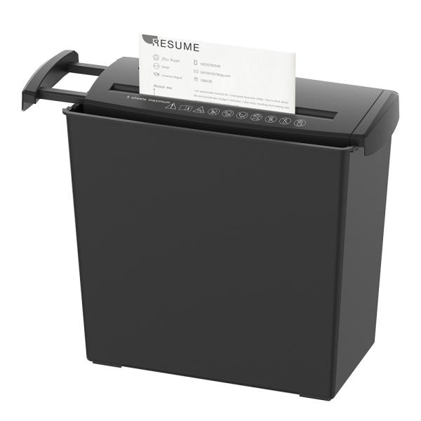 Cheap 10L Basket Bin 5 sheets A4 mini Strip Cut Paper Shredder With Auto/Off/Rev Features for home office use for sale