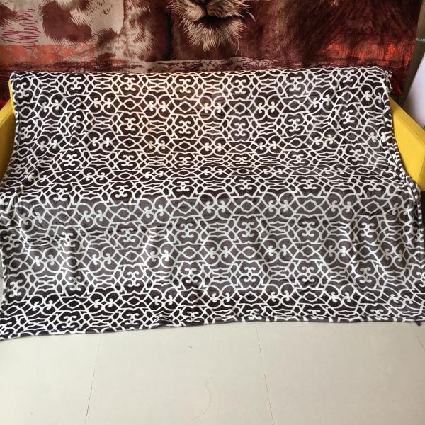Cheap 100 Percent Polyester Flannel Print Blanket For Bed Sets / Bathrobes Shrink Resistant for sale