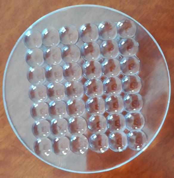 Cheap Led Bulb Glass Light Diffuser Tempered Optical Clear Borosilicate for sale
