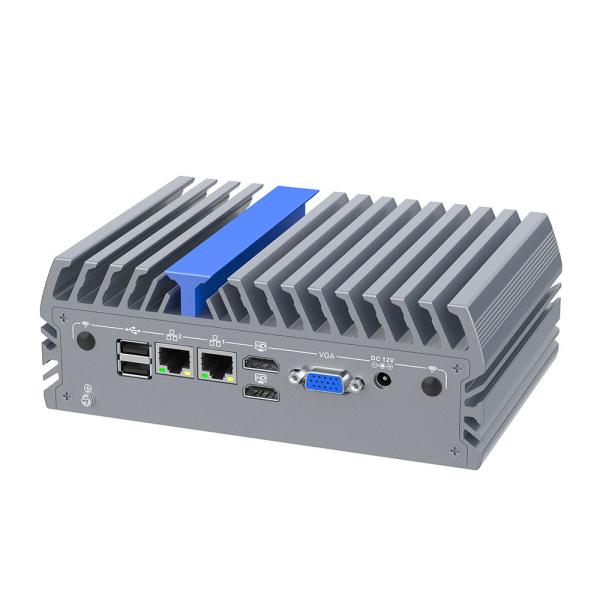 Cheap Low Power N100 Fanless Mini PC HD-MI VGA Dual Lan Mini Computer TDP 6w for sale