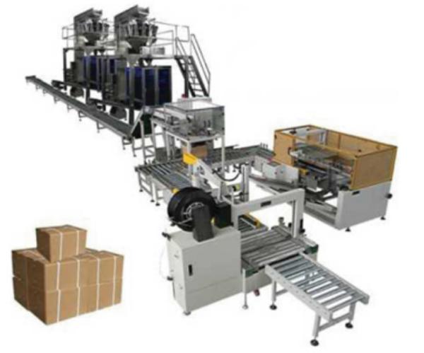 Electric Multi Packing Machine Automatic Case Packing And Robot Palletizer