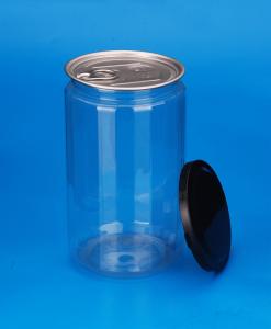Best Large Capacity Round Plastic Jars , Plastic Tea Coffee Sugar Canisters 45G wholesale