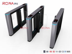China Access Control Speed Gate Turnstile 6 Pairs IR Light Detectors With Card Readers on sale