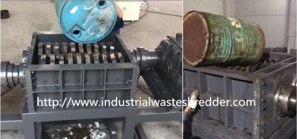 Cheap Waste Cans Iron Recycling Machine High Efficiency With Rotary Moving Blades for sale