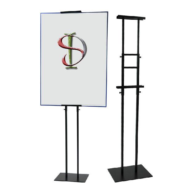 Cheap Ad Picture Metal Frame Poster Display Stand Knock Down Structure Customized Size for sale