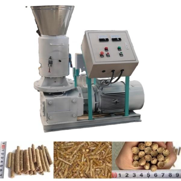 Cheap Moving Roller Biomass Sawdust Pellet Machine Wood Pellet Mill For Pellet Making Flat Die Pellet Machine for sale