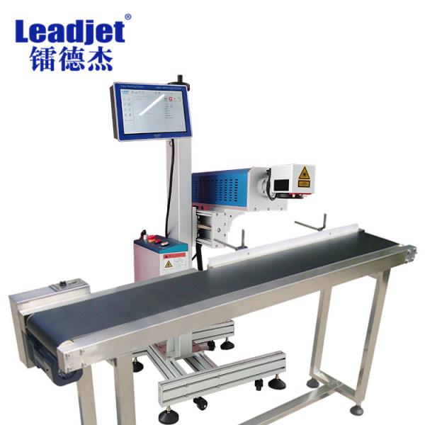 Cheap 60W CO2 Laser Coding Marking Machine For Expiry Date / Pipes/ Cables for sale