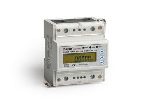 Din Rail Mounted Single Phase Kwh Meter Iec 62055 Part 31 Ami Energy Meter