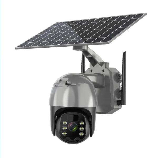 Cheap Wifi Security Solar CCTV Home IP Camera With Memory And Power Backup Speaker for sale