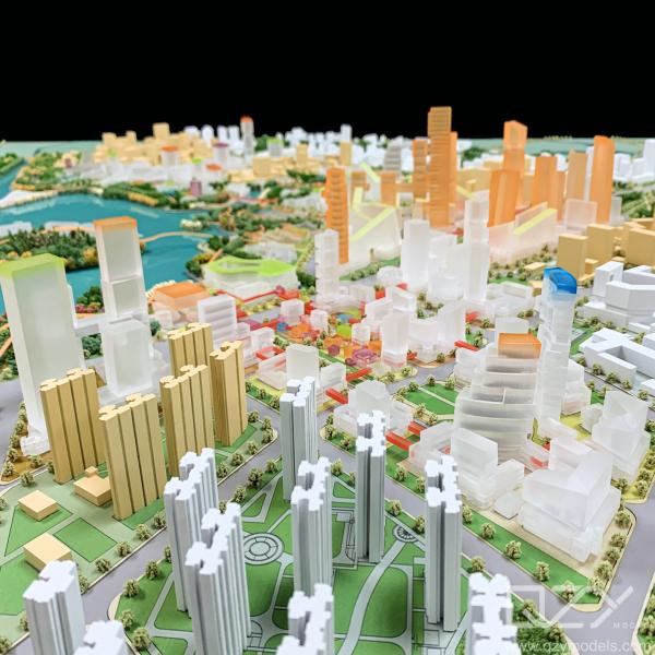 Cheap CAUPD 1/2000 Hologram Architecture Models Urban Design Custom for sale