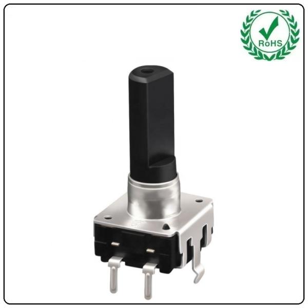 ec12 pc board rotary encoder 5v with Insulated d shaft rohs incremental 24 pos