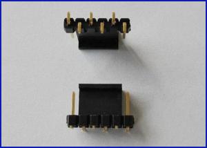 Best Pitch 2.54mm B To B Pin header connector SMD 1* 6p Zigzag type wholesale