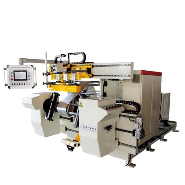 Cheap Two Servo Motors Driving Reactor Copper Foil Winding Machine Two Chucks TIG Welding for sale