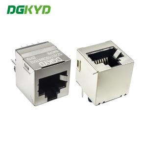 Best RJ45 Network Port Socket 180 Degree In-Line Interface 10P8C Connector Without Light With Shield Without Filter wholesale