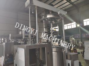 Homogenizer Planetary Mixer Machine , Hydraulic Vacuum Emulsifying Mixer