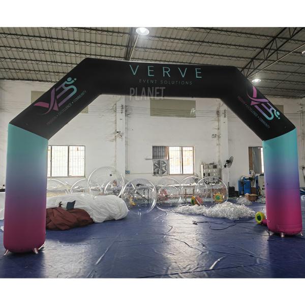 Cheap Custom Sponsor Inflatable Balloon Arches Inflatable Archway Inflatable Target Arch Entrance For Event for sale