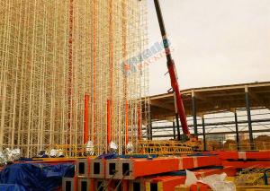 China Pallet Automatic Storage And Retrieval System T Shape Rail Powder Coated on sale