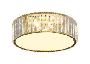 China Ceiling Luxury Crystal Lamp Modern Ceiling Luxury Light Led Ceiling Fans Lights For Living Room on sale