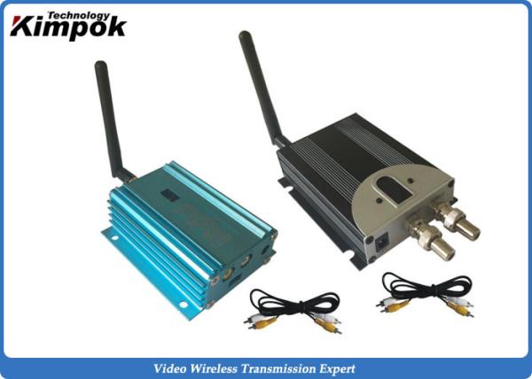 Cheap 2400Mhz Wireless Analog Video Transmitter and Receiver with 2000mW 12 Channels for sale