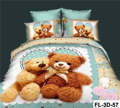 Cheap 3D Reactive Printed Sheet Set 200TC Bedding Set for sale