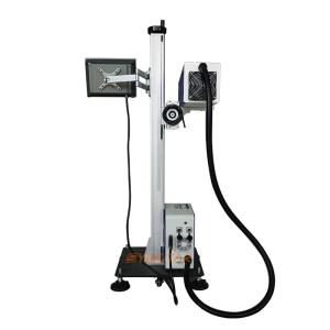 Automatic CO2 Fiber Laser Marking Machine For Plastic Bottle