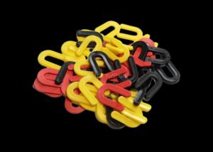 Best Red Tile Leveling Plastic Horseshoe Shim Packers 4mm For Floor And Window wholesale