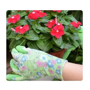 Best Kids Gardening Bamboo Fiber Knit With Green Latex Coating Work Gloves wholesale