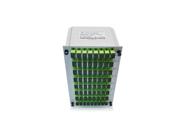 Cheap Cassette Type Multimode Fiber Splitter SC / UPC Connector For  Data Communication for sale