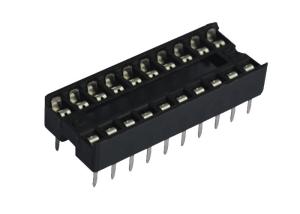 China PCB Board 20 Pin Dip Socket Explosion Proof 500V AC Withstanding Voltage on sale